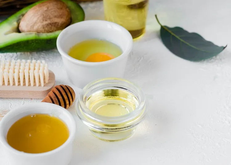 recette facile rapide masque pour cheveux secs huile d'olive oeuf nourrissant réparateur