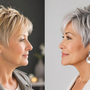 colorations rajeunissantes pour femme 60 ans tendance 2023 blond platine