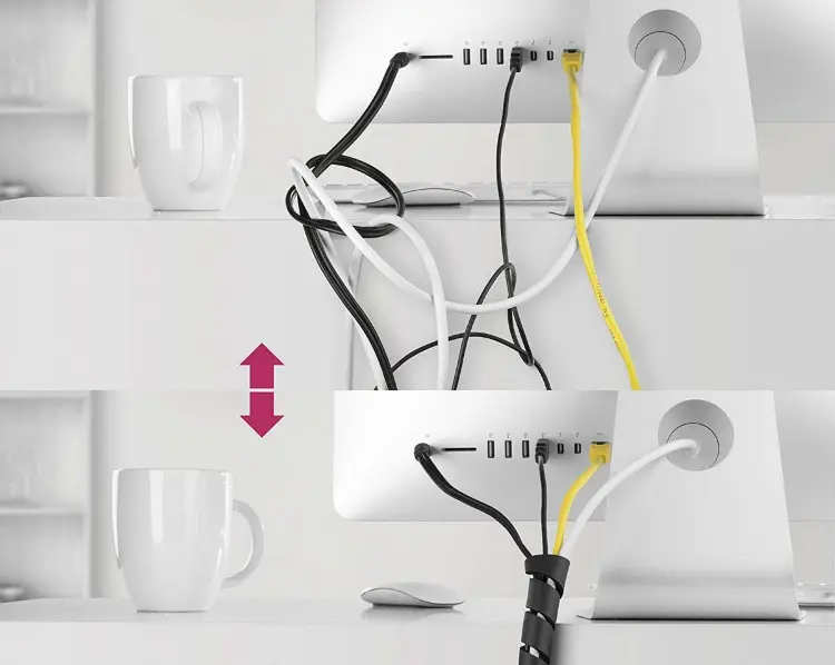 comment cacher les fils électriques facons originales gaine flexible