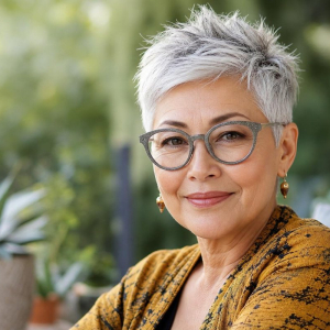 coupe courte femme 70 ans
