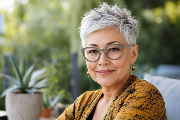 coupe courte femme 70 ans