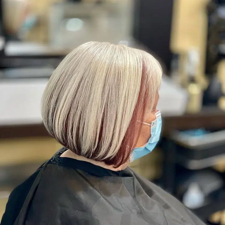 coupe de cheveux femme 60 ans visage ovale