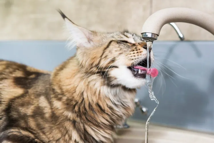 pourquoi mon chat boit beaucoup d eau visite vétérinaire causes