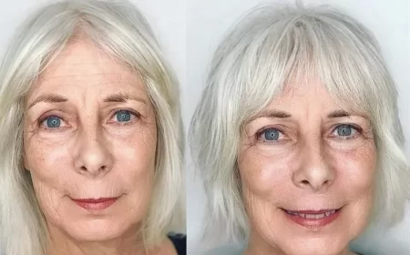 quelle frange après 70 ans coupe de cheveux qui rajeunit frange rideau carré court tendance