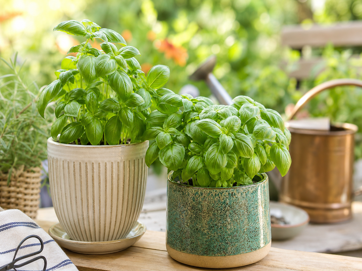 culture du basilic en pot