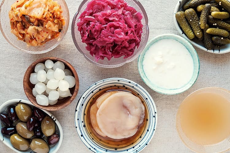 quels sont les meilleurs aliments probiotiques fermentés marinés bienfaits santé