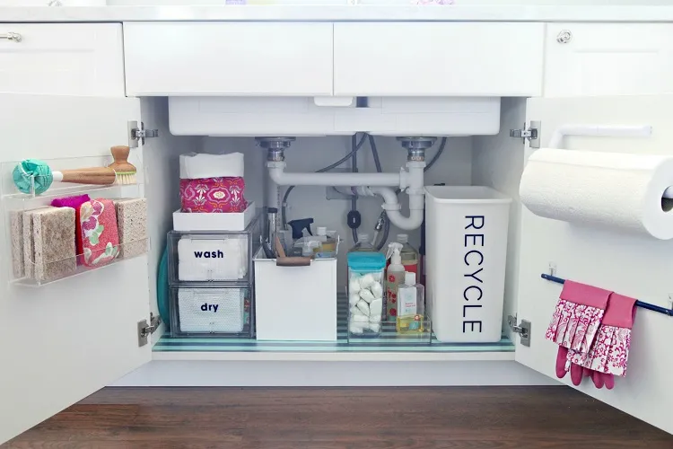 marie kondo rangement sous évier