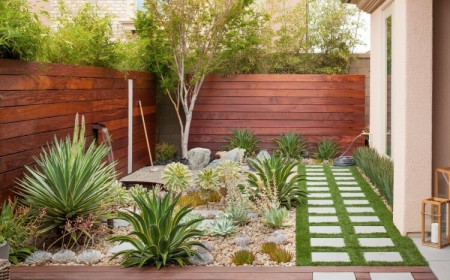 amenager son jardin avec des galets améliorer aspect mur coin repos contourner allées