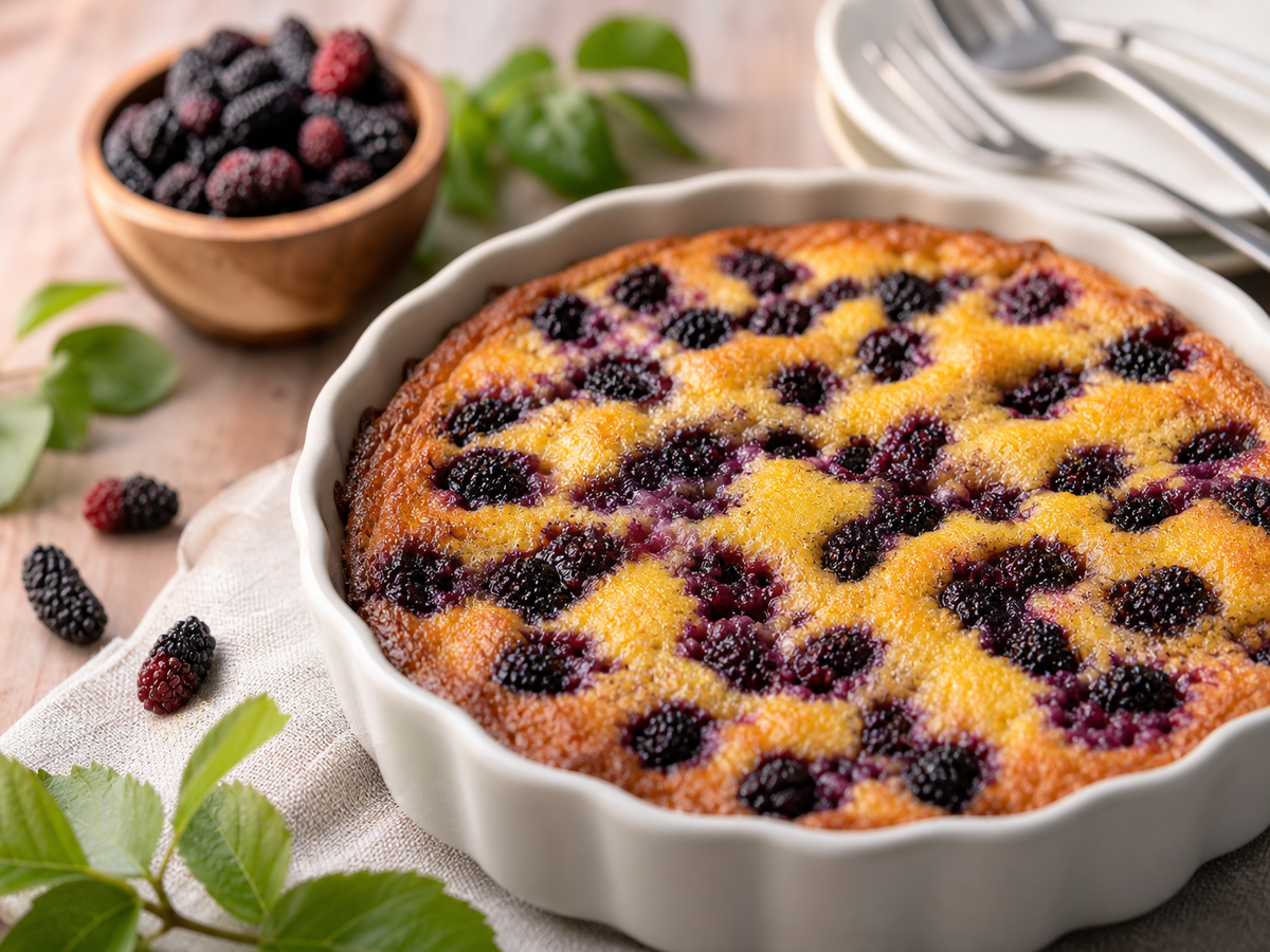 recettes de clafoutis aux mûres de platanes 2023 