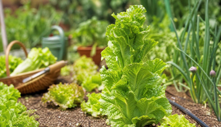 manger une salade montée