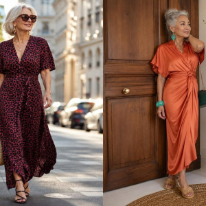 meilleurs modèles robe amincissante pour femme 60 ans et plus tenue élégante été 2023