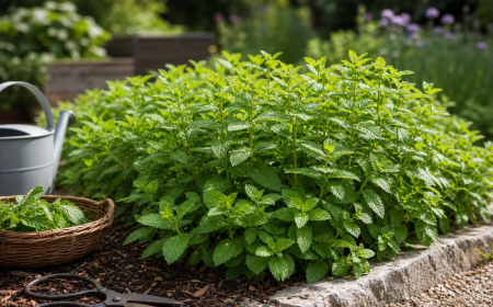 menthe qui envahit le jardin solutions naturelles