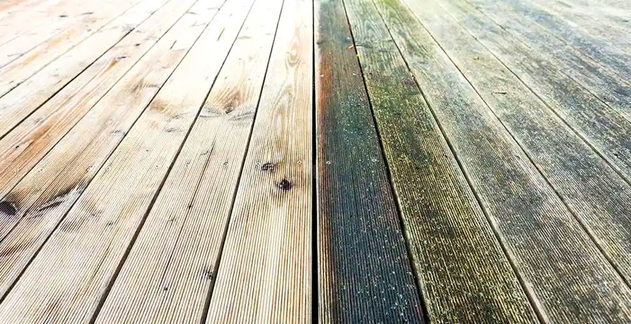 nettoyer une terrasse en bois facilement