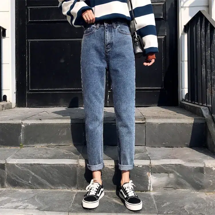 pantalon jean vintage femme