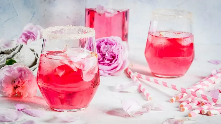 recette infusion pétale de rose sucre citron tranches jus infuser pétillant