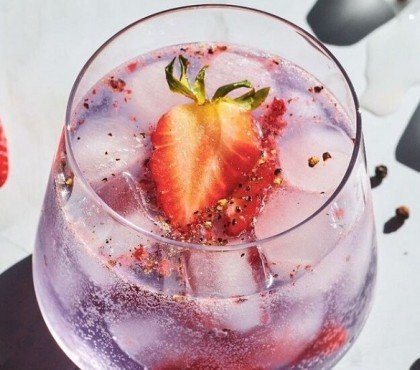 recettes cocktails apéro été 2023 cocktail aux fraises basilic gin tonic facile rapide