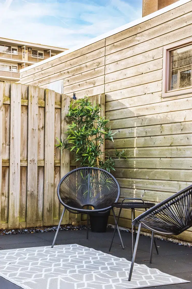tendance meubles outdoor jardin terrasse été 2023 fauteuil rond en corde style acapulco en résine imitation rotin