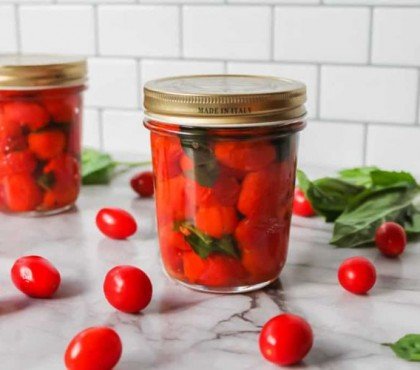 conserver tomates cerises methodes recettes refrigerateur bocaux congelateur sechées confites