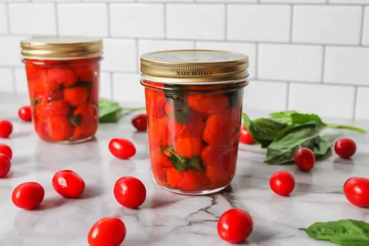 conserver tomates cerises methodes recettes refrigerateur bocaux congelateur sechées confites
