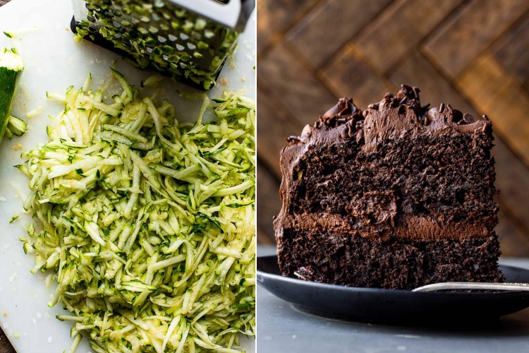 gâteau chocolat courgette