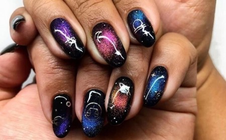 manucure selon le signe astrologique decо nail art ongles zodiaque astrologie horoscope sagittaire gemeau femme tendance 2023
