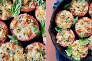 tomates farcies fromage basilic