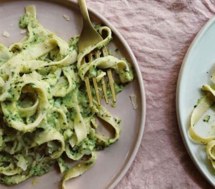 crème de courgettes pour pâtes parmesan