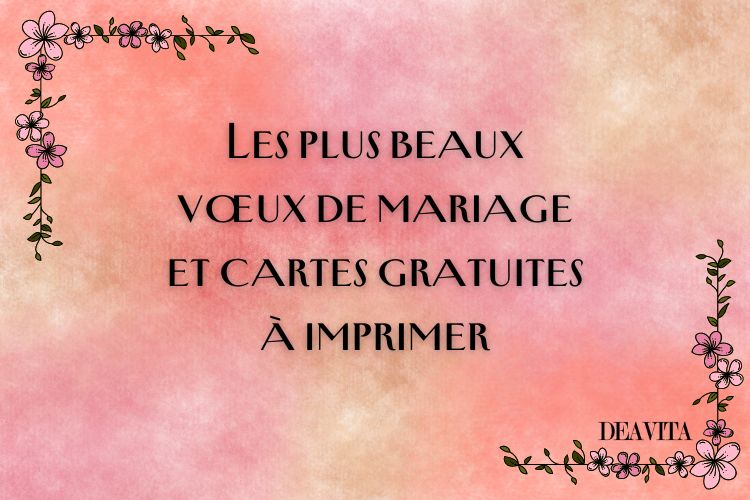 exemple voeux de mariage