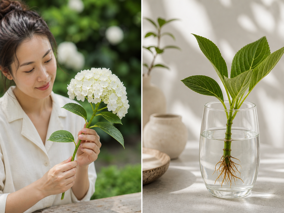 tuto pour faire une bouture dans un verre d'eau comment bouturer une plante sans racine hortensia rosier 