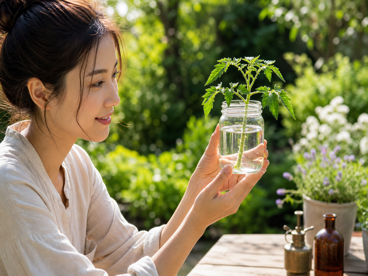 comment bouturer des tomates dans l'eau technique multiplication plantes légumes jardin potager astuces