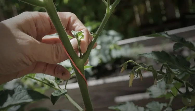 faut il couper les feuilles des plants de tomates former tige unique haute couper sommets fin saison