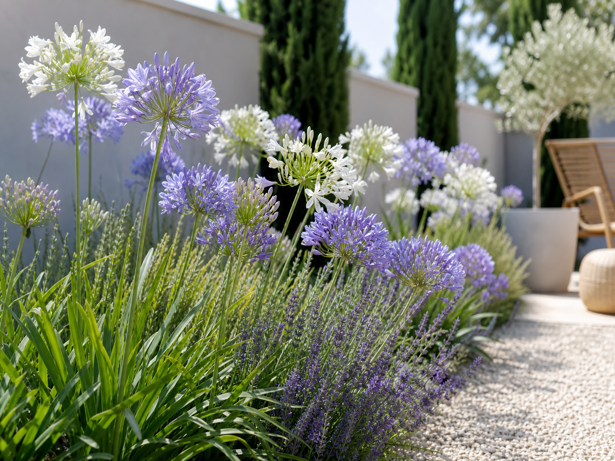 comment multiplier les agapanthes faire des pousses à partir des graines des fleurs fanées agapanthe