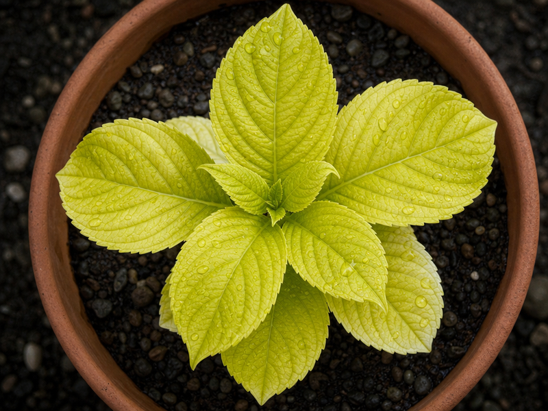 maladies hortensia feuilles jaunes chlorose pourquoi que faire traiter