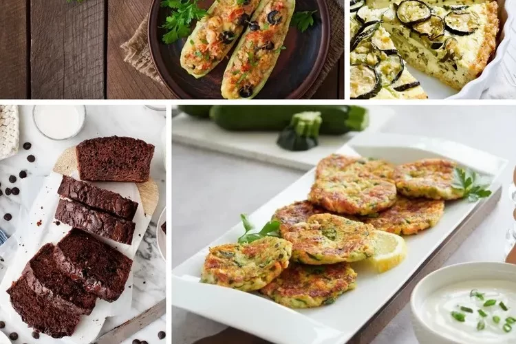 idée recette courgette été pain de courgette galettes courgettes à la grecque quiche