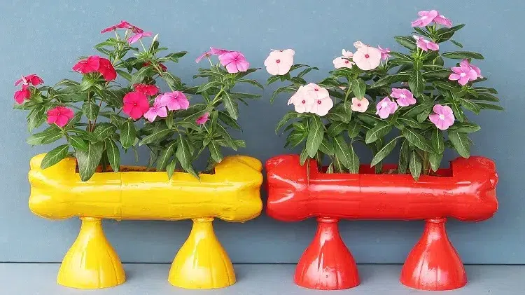 idées diy astuces pour fabriquer une jardinière en objet récyclé récup originale créative insolite jardin