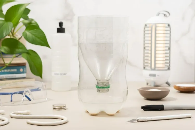piège à moustique maison efficace placard sucre levure boutelle plastique vide