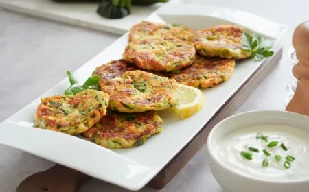 recette galettes de courgettes au four idée saine été repas facile