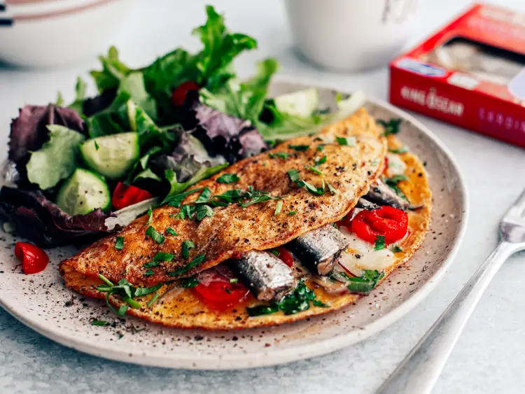 recette sardines en omelette simple facile à péraperer