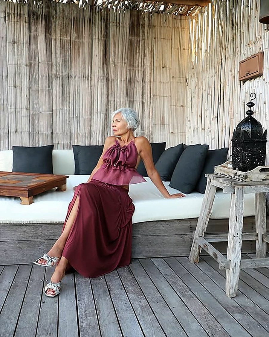 robe cérémonie femme 70 ans