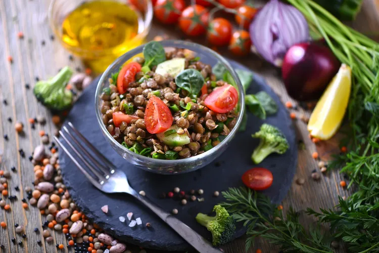 salade de lentilles idées de recettes saines végétariennes