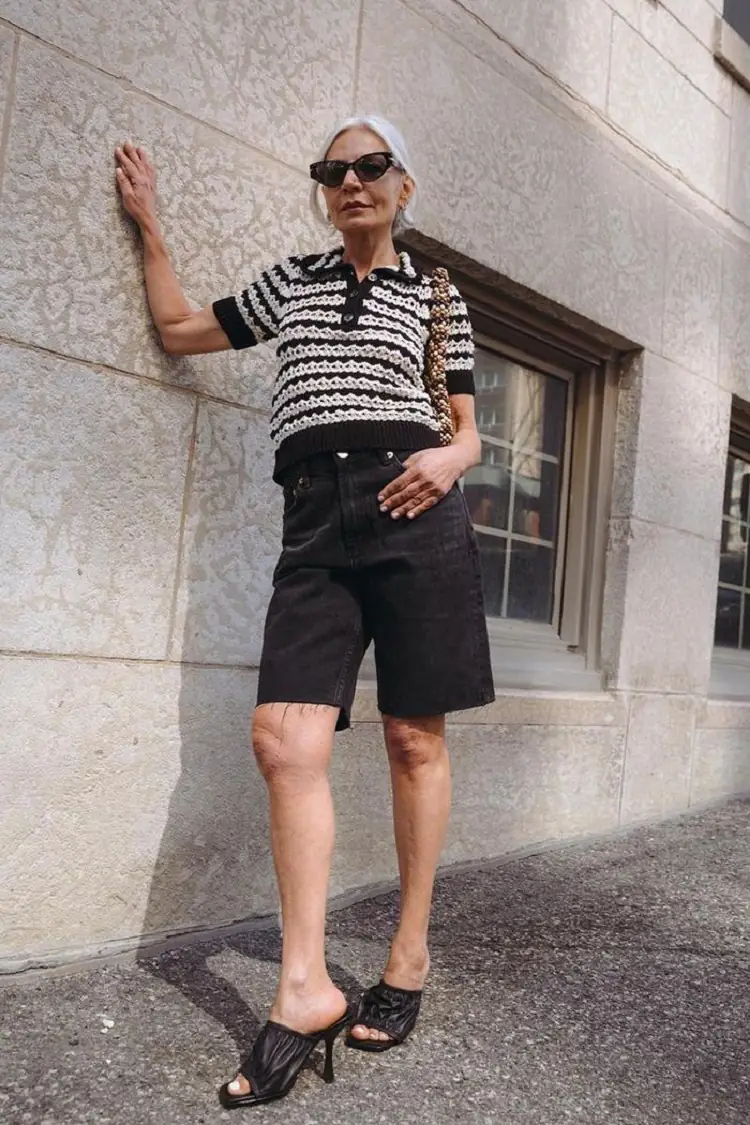 short femme 60 ans