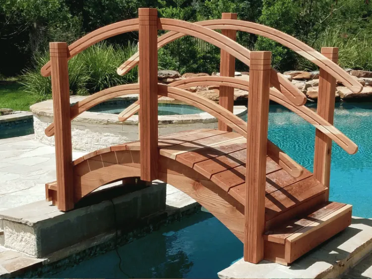 tuto comment fabriquer un pont de jardin en bois