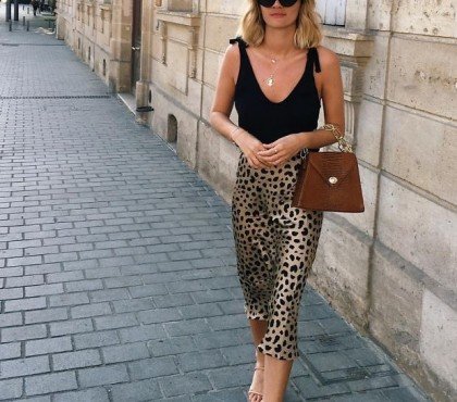 comment porter la jupe léopard