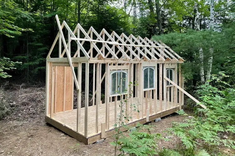 installation fixation comment faire labri de jardin bois methodes construire terre durabiite isolation soliditе