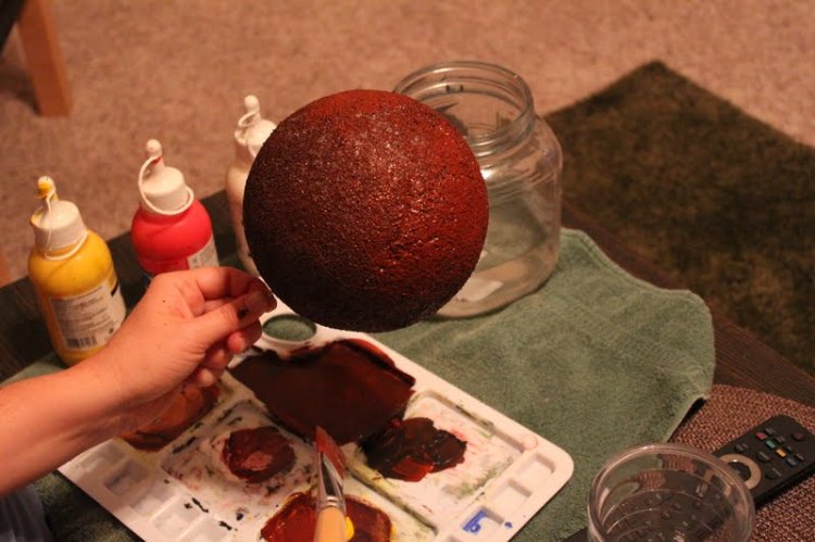 bricolage avec bouchons de liège objets déco boules décoratives diy étapes