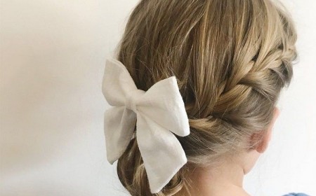 coiffure avec noed pour fillette rentrée 2023 4 septembre idées originales