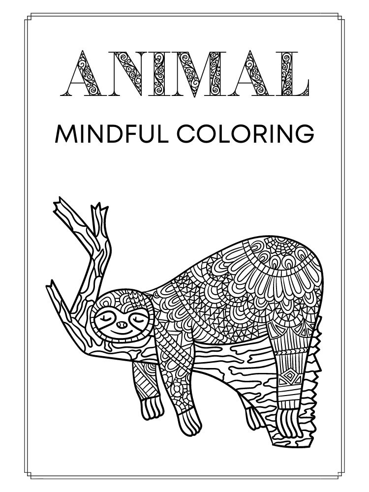 Coloriage pour adultes ; mindfulness