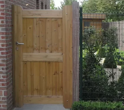 comment fabriquer une porte de jardin en bois