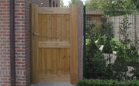 comment fabriquer une porte de jardin en bois