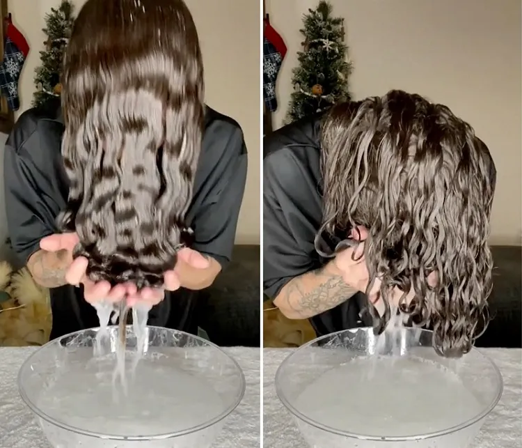 comment laver ses cheveux bouclés technique au bol pour avoir des boucles bien définies